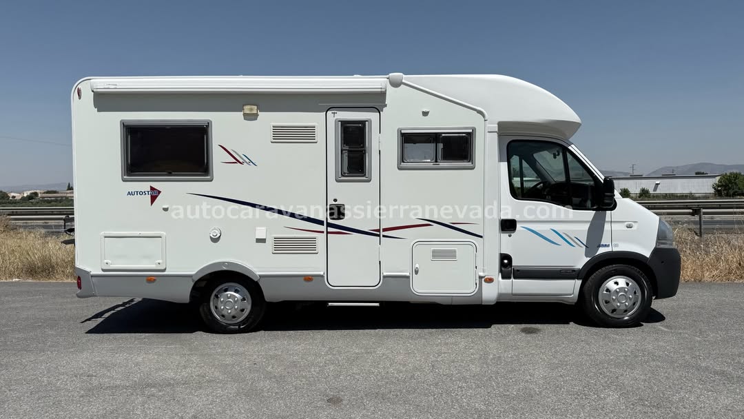 Perfilada AUTOSTAR AUROS 80

Autocaravanas Sierra Nevada empresa con más de 20 años de experiencia en el sector de venta de ocasión os ofrece esta magnífica casa rodante.🗣️👉 Para más información o precio 💵 consulté en nuestra página web

www.autocaravanassierranevada.com

➡️🌐💻 o haga click👉🖱️ en nuestro enlace ⬇️👇

https://autocaravanassierranevada.com/listings/autostar-auros-80-3/

¿Quieres pagar a plazos?
Llama y te informamos sin compromiso

📞617795719
📞621251555

Extras 👇

MOTOR: Renault 3.0 DCI 135cv
AÑO: 2005
KM: 140.000
Medidas: 6,50m x 2,90m
Plazas viajar: 4
Plazas dormir: 4
* Medida Garaje: (1,25m x 1,25m x 0,60m)
* Camas (Francesa / Salón Convertible)
* Cadena de distribución

Extras:
Aire acondicionado (de motor)
AirBag (conductor)
Cierre centralizado
Espejos eléctricos
Elevalunas eléctricos
Radio CD
Asientos giratorios
Mosquiteras en ventanas, claraboyas
Ventana PRACTICABLE con mosquitera en puerta principal
Claraboyas opacas excepto salón y Claraboya xxl en salón
Frigo THETFORD (220v, Gas, 12v, Auto) 141L capacidad
Extractor de humos
Ducha con mampara dentro de aseo
Batería de 95ah.
Placa solar de 100w.
Calefacción Truma trumatic c
Tv 12v.(TDT-HDMI-USB-DVD)
Escalón eléctrico
Toldo OMNISTOR de 3m.
Portabicis omni bike ara 3
Neumáticos reforzados especial camper

#autocaravanastyle #viajarconniños #viajarenautocaravanaconniños #roadtrip #autocaravanaadventure #ventadeautocaravanas #autocaravanassierranevada #autocaravantravel #autocaravanaenlaplaya #kitcamping #differentholidays #camaisla #motorhome #caravanas1000 #camper #motorhome #rv #campingwithdogs #campingcar