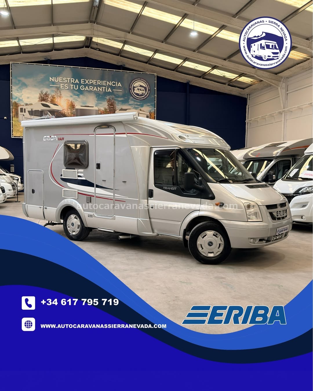 26/13 AUTOCARAVANA PERFILADA HYMER ERIBA VAN En Autocaravanas Sierra Nevada llevamos más de 22 años ayudando a nuestros clientes a cumplir el sueño de viajar con libertad. Cada vehículo es revisado y reacondicionado a fondo, cuidando cada detalle para que luzca, funcione y se sienta como nuevo, preparado para ofrecer años de fiabilidad y disfrute. Para más información o precio 💵 consulté en nuestra web www.autocaravanassierranevada.com o haga click 👉🖱️ en nuestro enlace ⬇️👇 https://autocaravanassierranevada.com/autocaravanas/hymer-eriba-van-26-13/ ¿Quieres pagar a plazos? Llama y te informamos sin compromiso 📞617 79 57 19 📞687 85 35 11 DESCRIPCIÓN TECNICA: MOTOR: FORD 2.2 TCDI 130CV AÑO: 2008 KM: 171.000 Medidas exteriores: 5,98m x 2,70m Plazas: 4 Extras y Equipamiento: Medidas maletero: (2,00m x 0,70m x 1,00m) Camas (Transversal/ Salón convertible para 1) CADENA DE DISTRIBUCIÓN Aire acondicionado (de motor) Airbag(en conductor y copiloto) Velocidad de Crucero Elevalunas eléctricos Espejos eléctricos Equipo Multimedia Asientos giratorios Oscurecedores REMIS en cabina completa Camara de Vision Trasera Mosquiteras en ventanas, claraboyas y puerta principal Claraboyas transparentes Frigo THETFORD (220v, Gas, 12v, Auto) 54L Ducha con mampara dentro de aseo 1 Batería de 100ah Placa Solar de 100w Calefacción Truma trumatic C Escalón eléctrico de aluminio Toldo FIAMMA de 3.40m Portabicis para 2 Neumáticos reforzados especial camper www.autocaravanassierranevada.com #autocaravanasgranada #autocaravanaocasion #autocaravanasdeocasion #ventaautocaravana #compraautocaravana #autocaravanabarata #caravaningandalucia #autocaravanasur #granadaturismo #granadaocasion #andaluciavanlife #vanlife #camperlife #motorhome #campervan #viajarenautocaravana #caravaninglife #aventuraenruta #viajeslibres #escapadarural #naturalezaylibertad #viajarporelmundo #rutavanlife #descubreespaña